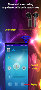 Scaricare Earbuds Voice Recorder Musica e audio per Android Screenshot 4