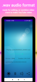 Scaricare Earbuds Voice Recorder Musica e audio per Android Screenshot 7