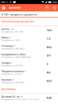 Scaricare Состав продуктов Libri e guide per Android Screenshot 3