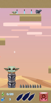 Scaricare Square Baby Yoda: Cyber Casual Force Adventures Avventure per Android Screenshot 5