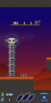 Scaricare Square Baby Yoda: Cyber Casual Force Adventures Avventure per Android Screenshot 6