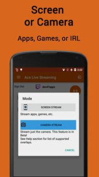 Scaricare Ace Live Streaming Strumenti per Android Screenshot 3