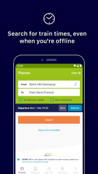Scaricare Rail Planner Eurail/Interrail Mappe e navigazione per Android Screenshot 3