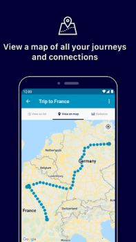 Scaricare Rail Planner Eurail/Interrail Mappe e navigazione per Android Screenshot 7