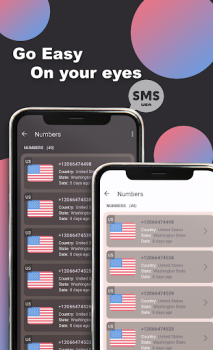 Scaricare USA Number Receive SMS online Comunicazione per Android Screenshot 3