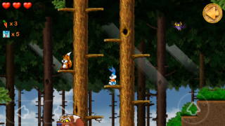 Scaricare Beeny Rabbit Adventure Platformer World Arcade per Android Screenshot 2