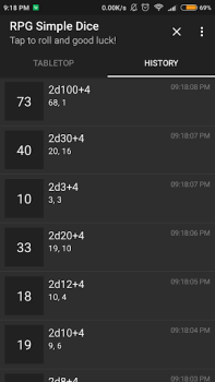 Scaricare RPG Simple Dice Strumenti per Android Screenshot 3