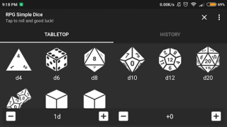 Scaricare RPG Simple Dice Strumenti per Android Screenshot 5