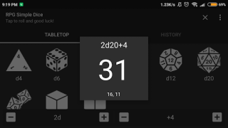 Scaricare RPG Simple Dice Strumenti per Android Screenshot 6