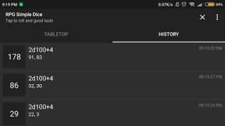 Scaricare RPG Simple Dice Strumenti per Android Screenshot 7