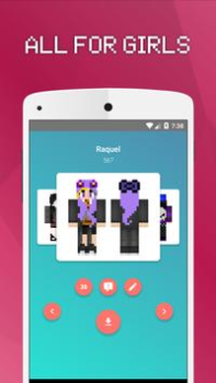 Scaricare Girls Skins for Minecraft PE Strumenti per Android Screenshot 3