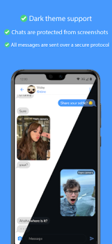 Scaricare Hust - chat anonima con foto Incontri per Android Screenshot 2
