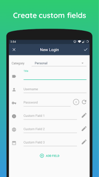 Scaricare One Key: password manager Lavoro per Android Screenshot 3