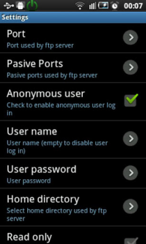 Scaricare Ftp Server Strumenti per Android Screenshot 4