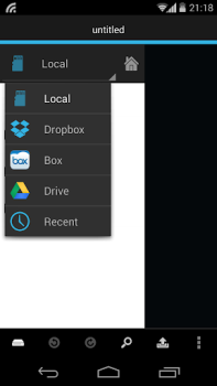 Scaricare DroidEdit (free code editor) Lavoro per Android Screenshot 2