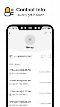 Scaricare Contacts Comunicazione per Android Screenshot 4