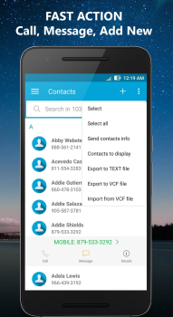 Scaricare Simple contacts Strumenti per Android Screenshot 2