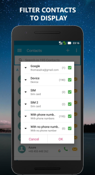 Scaricare Simple contacts Strumenti per Android Screenshot 3