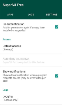 Scaricare SuperSU Strumenti per Android Screenshot 5