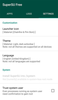 Scaricare SuperSU Strumenti per Android Screenshot 6