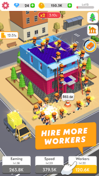 Scaricare Idle Construction 3D Strategie per Android Screenshot 3