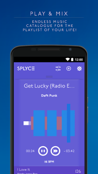 Scaricare Splyce music player & automix Musica e audio per Android Screenshot 2