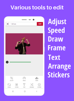 Scaricare GifCam Lettori ed editor video per Android Screenshot 2