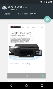 Scaricare Виртуальный принтер Google Lavoro per Android Screenshot 2