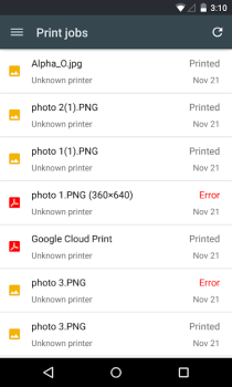Scaricare Виртуальный принтер Google Lavoro per Android Screenshot 3