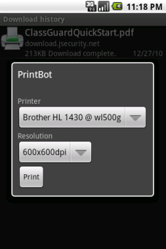 Scaricare PrintBot Lavoro per Android Screenshot 4