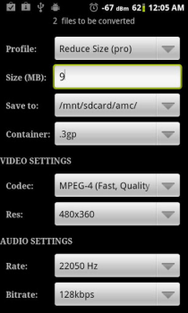 Scaricare Video Converter Android Lettori ed editor video per Android Screenshot 6