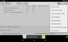 Scaricare Switch Audio Converter Musica e audio per Android Screenshot 3