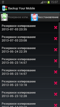Scaricare Backup Your Mobile Strumenti per Android Screenshot 2