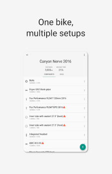 Scaricare ProBikeGarage: Bicycle tracker Salute e fitness per Android Screenshot 7