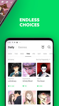 Scaricare WEBTOON Fumetti per Android Screenshot 4