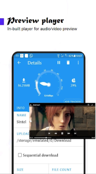 Scaricare Torrent Pro - Torrent Download Lettori ed editor video per Android Screenshot 5