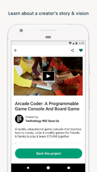 Scaricare Kickstarter Sociale per Android Screenshot 2