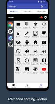 Scaricare Overlays - Floating Launcher Lavoro per Android Screenshot 5