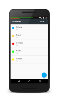 Scaricare PowerLine:Indicatori a schermo Strumenti per Android Screenshot 2