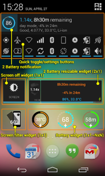 Scaricare 2 Battery - Battery Saver Lavoro per Android Screenshot 3