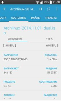 Scaricare Flud - Torrent Downloader Lettori ed editor video per Android Screenshot 3