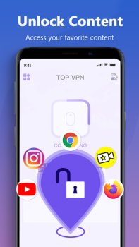 Scaricare Top VPN - Fast, Secure & Free Unlimited Proxy Strumenti per Android Screenshot 2
