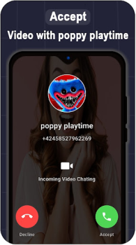 Scaricare Poppy Playtime horror fake call video Personalizzazione per Android Screenshot 4