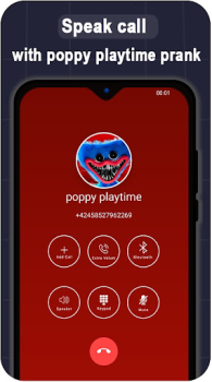 Scaricare Poppy Playtime horror fake call video Personalizzazione per Android Screenshot 6