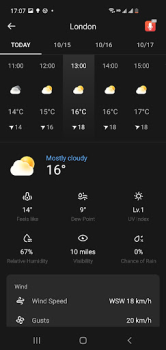 Scaricare Avviso meteo e widget meteo Meteo per Android Screenshot 5