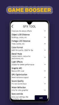 Scaricare GFX tool for pubg new state Strumenti per Android Screenshot 4