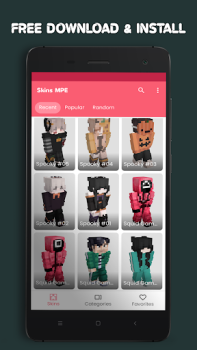 Scaricare Skins for Minecraft PE Personalizzazione per Android Screenshot 2
