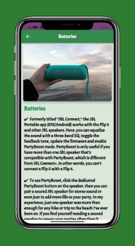 Scaricare jbl flip 6 Guide Educazione per Android Screenshot 2