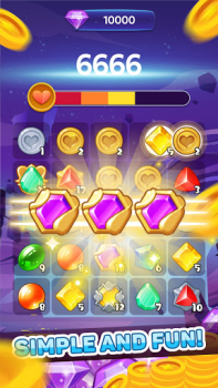 Scaricare Gem Planet Merger - Diamond Winner Casual per Android Screenshot 2